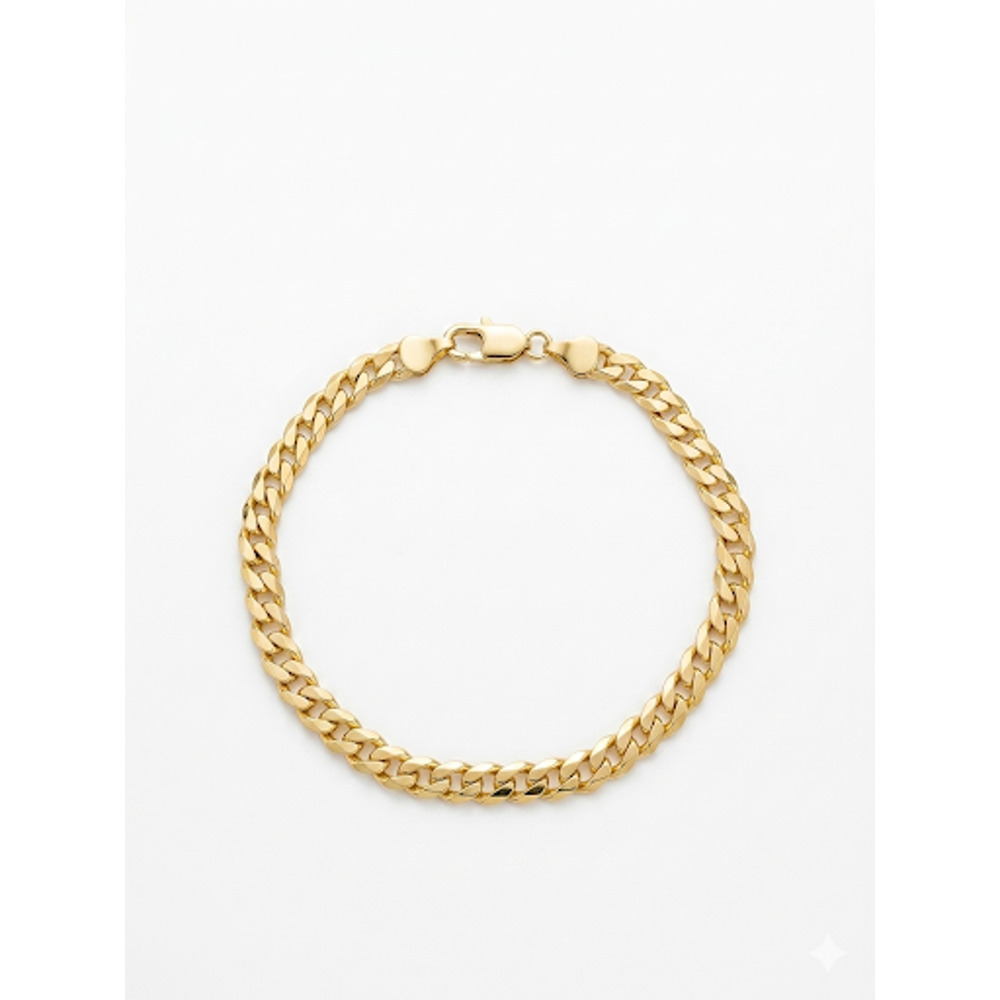 Heritage Gold Plated Loop Bracelet Length 8.5" 22 cm